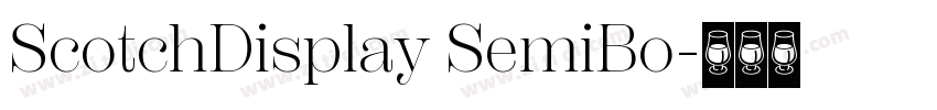 ScotchDisplay SemiBo字体转换